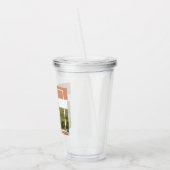 Foto van moderne familie | Dankful Blessed Gratefu Acryl Drinkbeker (Links)