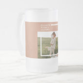 Foto van moderne familie | Dankful Blessed Gratefu Matglas Bierpul (Voorkant links)