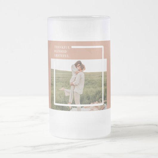 Foto van moderne familie | Dankful Blessed Gratefu Matglas Bierpul (Center)