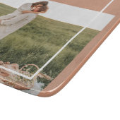 Foto van moderne familie | Dankful Blessed Gratefu Snijplank (Hoek)