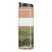 Foto van moderne familie | Dankful Blessed Gratefu Thermosbeker (Geroteerd rechts)