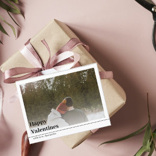 Foto van moderne familie   Fijne Valentijns Briefkaart