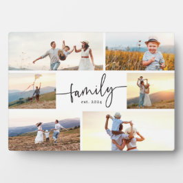 Foto van moderne familie fotoplaat