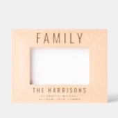 Foto van moderne familie gegraveerde lijstjes (Voorkant)