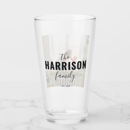 Foto van moderne familie glas (Achterkant)