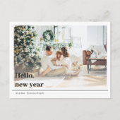 Foto van moderne familie | Hallo nieuwjaar Briefka Briefkaart (Voorkant)