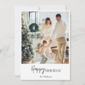 Foto van moderne familie | Happy Holiday (Voorkant)