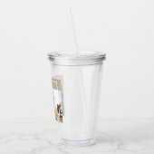 Foto van moderne familie | Joyful Merry Blessed Acryl Drinkbeker (Links)