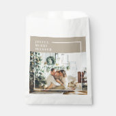 Foto van moderne familie | Joyful Merry Blessed Bedankzakje (Voorkant)