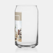 Foto van moderne familie | Joyful Merry Blessed Blikvorm Glas (Links)