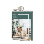 Foto van moderne familie | Joyful Merry Blessed |  Heupfles (Links)