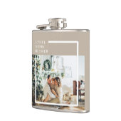 Foto van moderne familie | Joyful Merry Blessed Heupfles (Links)