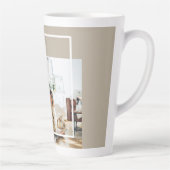 Foto van moderne familie | Joyful Merry Blessed Latte Mok (Rechts)