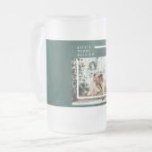 Foto van moderne familie | Joyful Merry Blessed | Matglas Bierpul (Voorkant links)