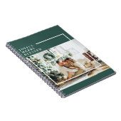 Foto van moderne familie | Joyful Merry Blessed |  Notitieboek (Rechterzijde)