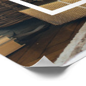 Foto van moderne familie | Joyful Merry Blessed |  Poster (Hoek)