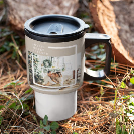 Foto van moderne familie | Joyful Merry Blessed Reisbeker