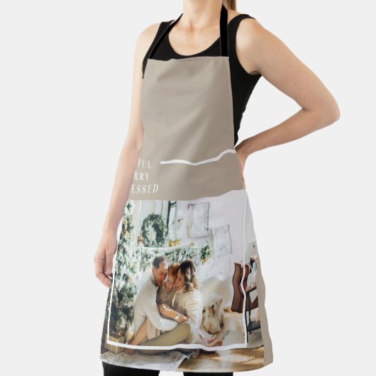 Foto van moderne familie | Joyful Merry Blessed Schort (Insitu)