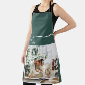 Foto van moderne familie | Joyful Merry Blessed |  Schort (Insitu)