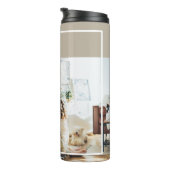 Foto van moderne familie | Joyful Merry Blessed Thermosbeker (Geroteerd rechts)