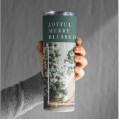 Foto van moderne familie | Joyful Merry Blessed |  Thermosbeker