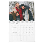 Foto van moderne familie kalender (Feb 2026)
