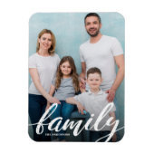 Foto van moderne familie magneet (Verticaal)