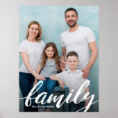 Foto van moderne familie poster (Voorkant)