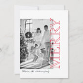 Foto van moderne familie | Rode kerst (Voorkant)