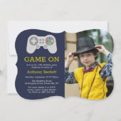 Foto van moderne gamer Any Age Birthday Kaart (Voorkant)