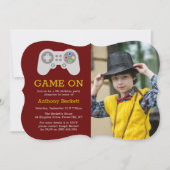 Foto van moderne gamer Any Age Birthday Kaart (Voorkant)