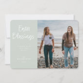 Foto van moderne handgeschreven script voor paasbi feestdagenkaart (Voorkant)