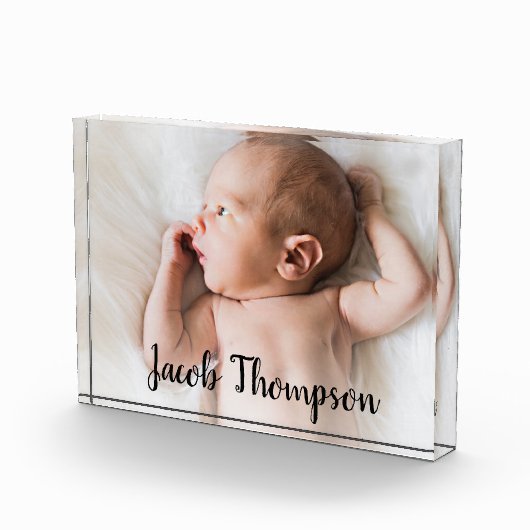 Foto van moderne naam script Baby Boy (Rechts)