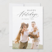 Foto van moderne Prettige feestdagen Feestdagenkaart (Voorkant)