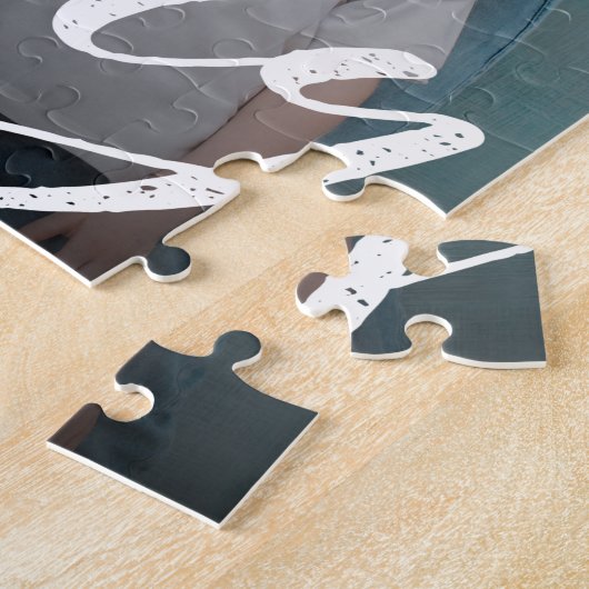 Foto van moderne serie legpuzzel (Zijkant)