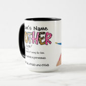  foto van moeder Saint Superoman Mok (Voorkant links)