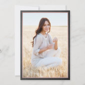 Foto van moederbord en roze Afstuderen Aankondiging (Achterkant)