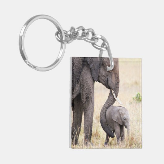 Foto van moederliefde sleutelhanger (Voorkant Links)