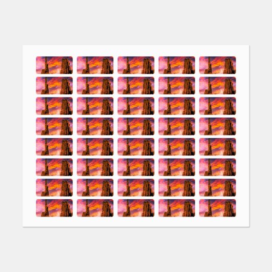 Foto van Monument valley Labels (Vel)
