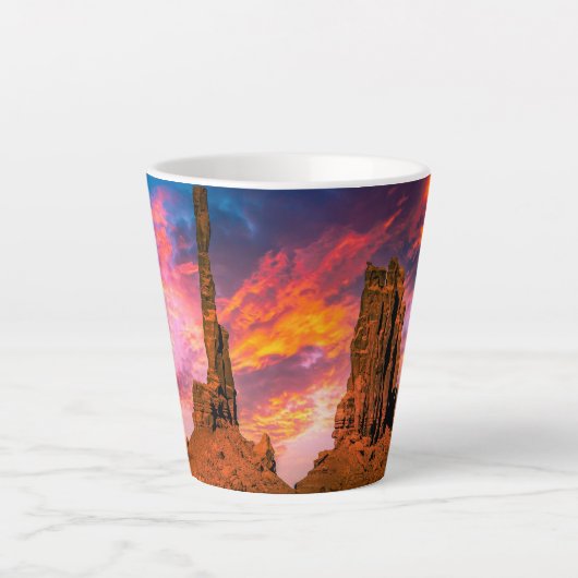 Foto van Monument valley Latte Mok (Voorkant)