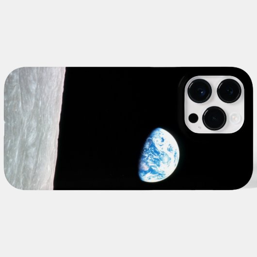 Foto van Moon and Earthrise Case-Mate iPhone Case (Achterkant (horizontaal))