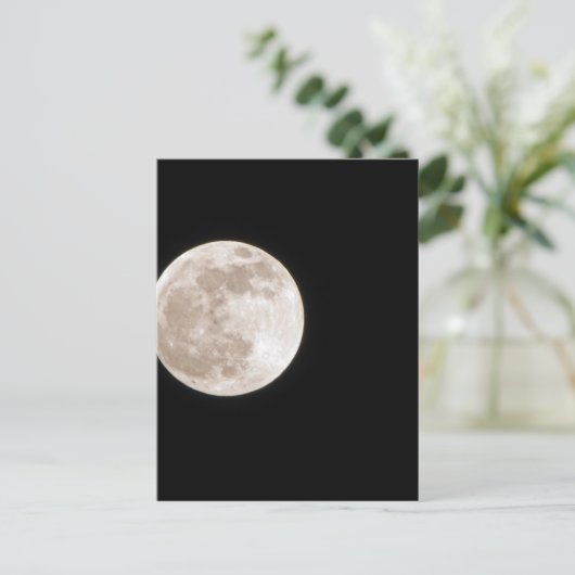 Foto van Moon Rising Briefkaart (Staand voorkant)