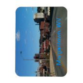 Foto van Morgantown WV skyline magneten (Verticaal)