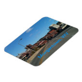 Foto van Morgantown WV skyline magneten (Linkerzijde)