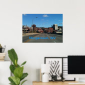 Foto van Morgantown WV skyline posters (Thuiskantoor)