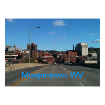 Foto van Morgantown WV skyline posters