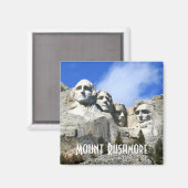 Foto van Mount Rushmore National Memorial aanpasse Magneet (Voorkant / Achterkant)