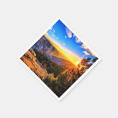 Foto van Mountain Sunrise Servet (Hoek)