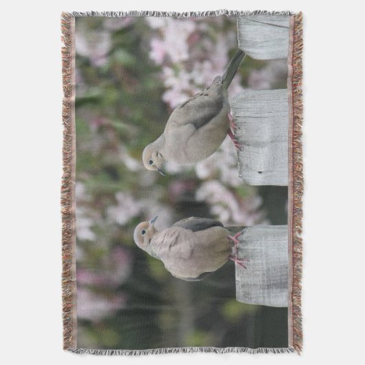 Foto van Mourning Doves Deken (Voorkant Verticaal)