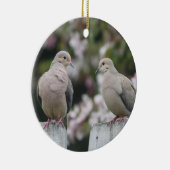 Foto van Mourning Doves Keramisch Ornament (Rechts)